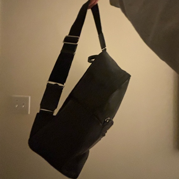 GHURKA Black Leather Backpack NWOT - Picture 7 of 13